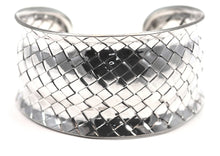 Load image into Gallery viewer, ANYA Domed Shape Heavy Woven Cuff Bracelet
