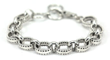 Load image into Gallery viewer, INDA Thick Beaded Edge Link Bracelet
