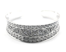Load image into Gallery viewer, DEWI Concave Filigree Cuff Bracelet
