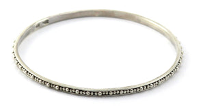 INDA Thin Beaded Bangle Bracelet