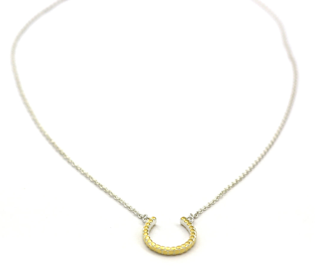 SOHO Gold Horse Shoe Necklace