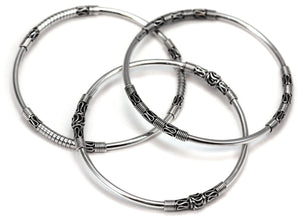 SURA Set of Three Bangles decorative and Complimentary