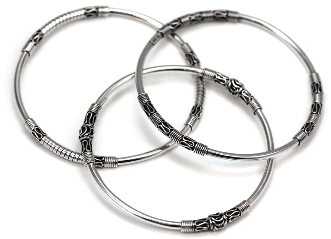 SURA Set of Three Bangles decorative and Complimentary