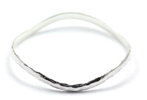 DASA Hammered Wave Bangle Bracelet