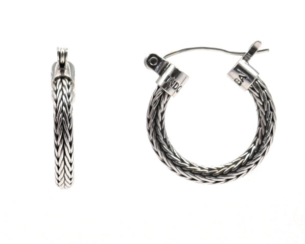 DEWI Tulung Naga Chain Hoop Earrings