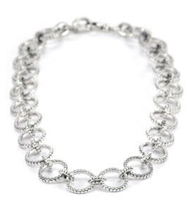 SOHO Heavy Link Decorative Circular Link Statement Necklace