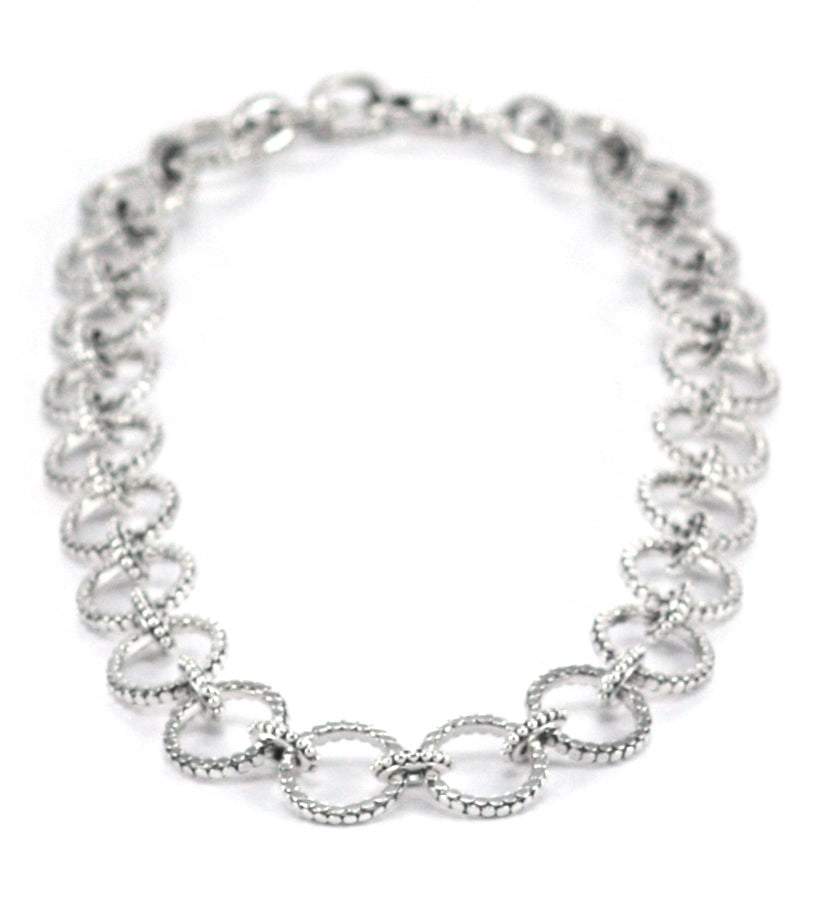 SOHO Heavy Link Decorative Circular Link Statement Necklace