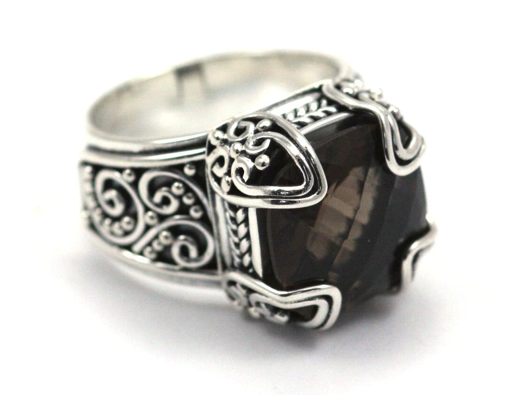 PADMA Smokey Quartz Cocktail Ring