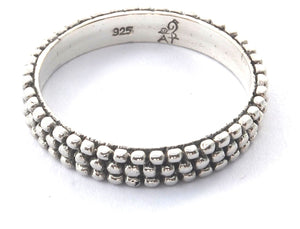 WEDA Triple Bead Band Ring